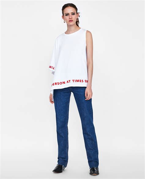 camisetas para mujer zara.